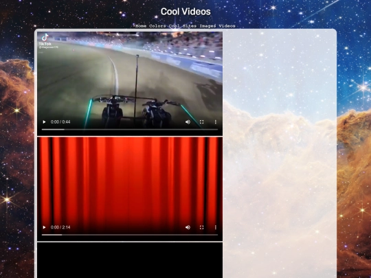 videos screenshot