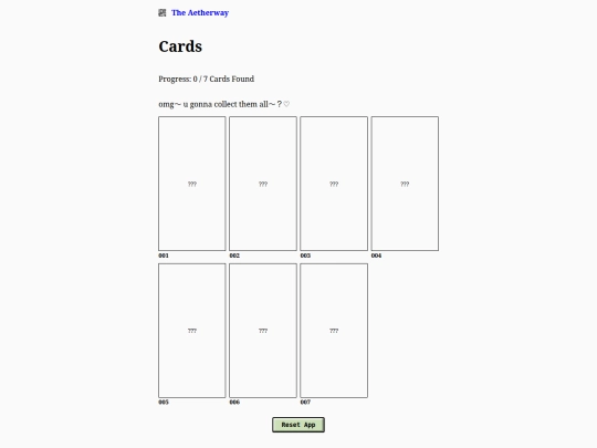 cards screenshot