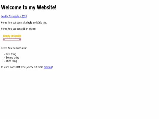 index screenshot