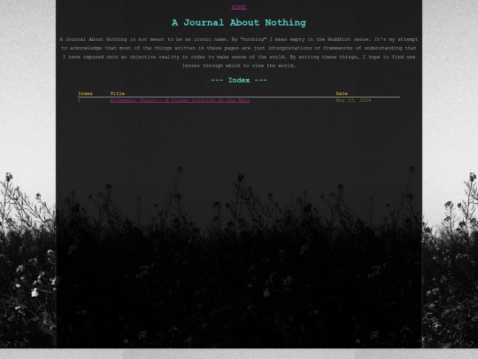 blog screenshot