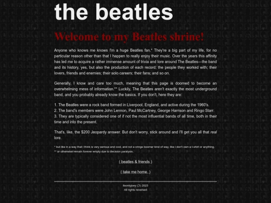 beatles screenshot