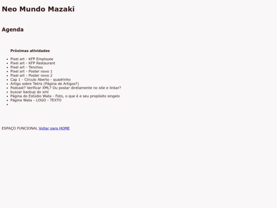 agenda screenshot