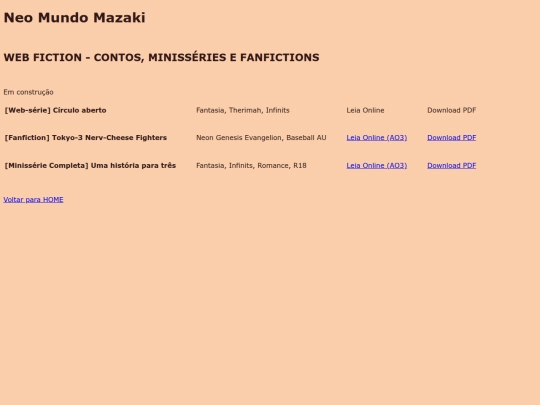 webfiction screenshot