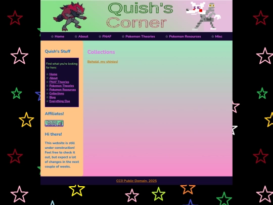 collections screenshot