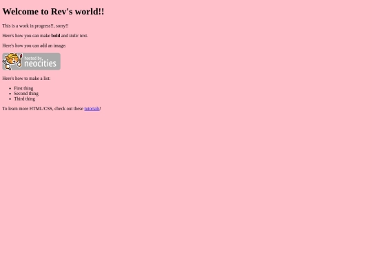 index screenshot