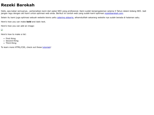 index screenshot
