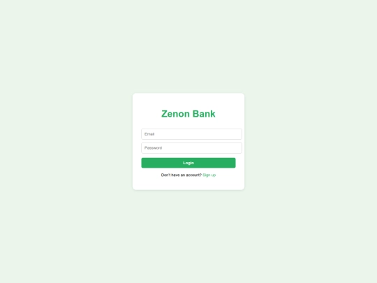 login screenshot