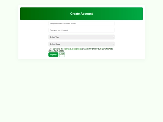 t13/signup screenshot