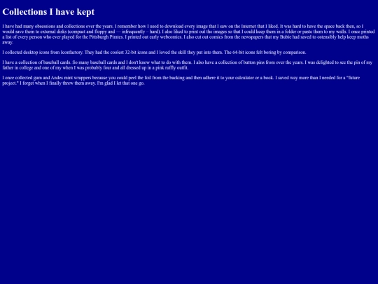 collections screenshot