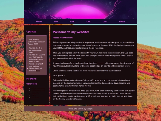Test screenshot