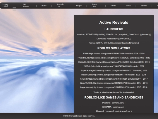 List screenshot