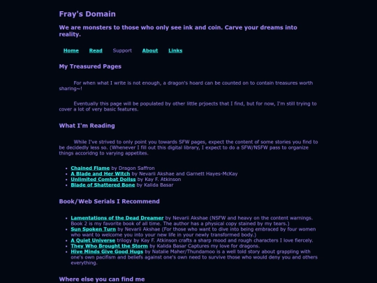 links screenshot