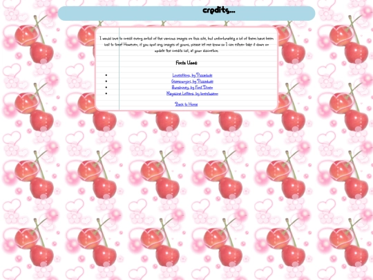 credits screenshot