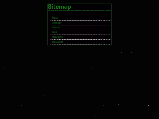 sitemap screenshot