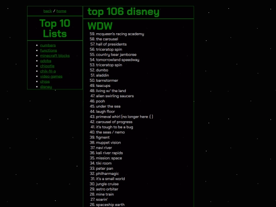 top-ten/disney screenshot