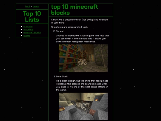 top-ten/minecraft-blocks screenshot