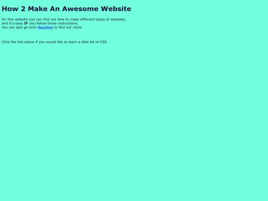 How2makeAnAwesomeWebsite screenshot