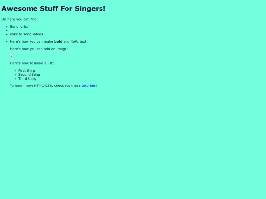 index screenshot