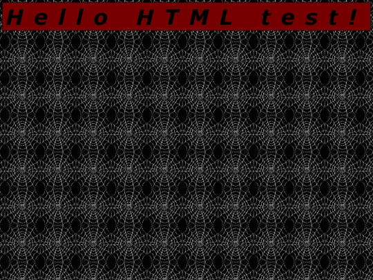 test screenshot