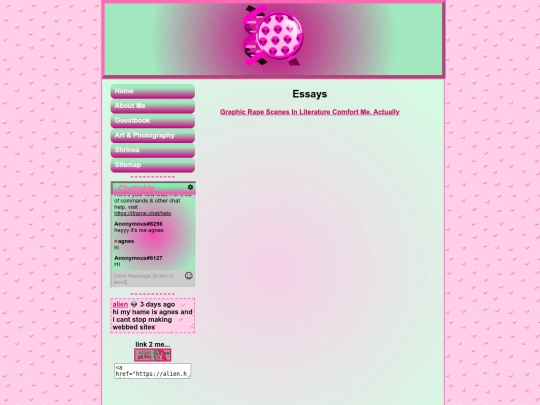 essay screenshot