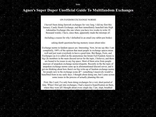 essays/bfe screenshot