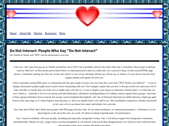 essays/dni screenshot