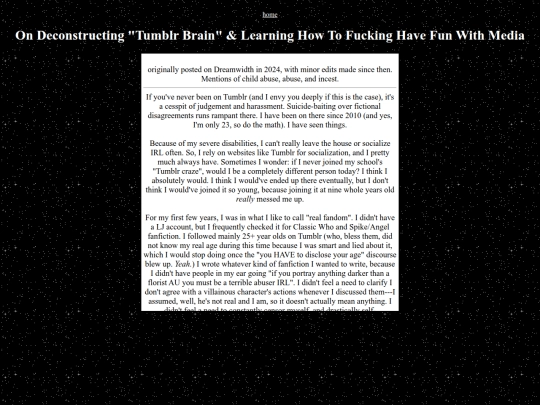 essays/tumblrbrain screenshot