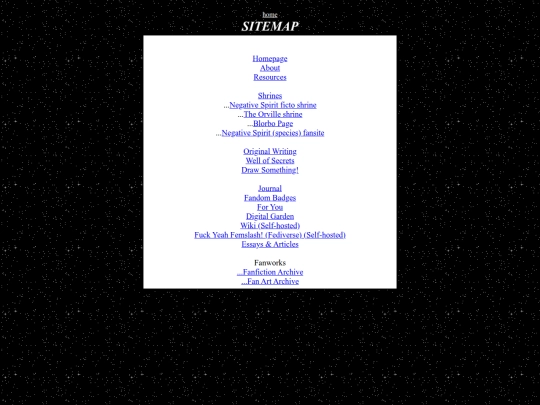 links screenshot