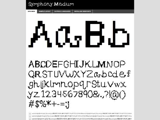 symphonypixel-demo screenshot