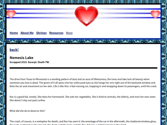 writing/nemlake screenshot