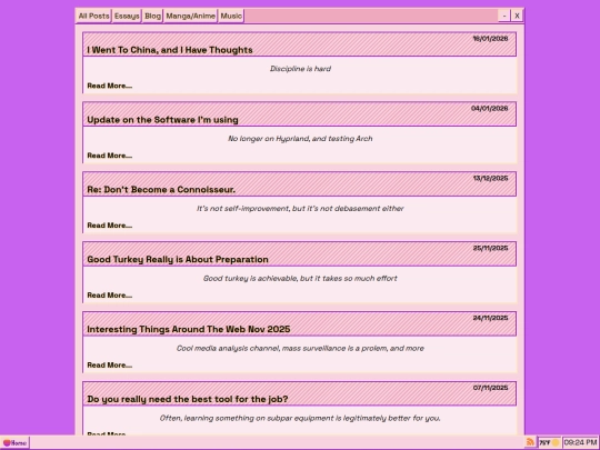 posts screenshot