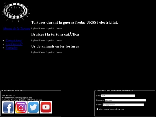 exposicions screenshot