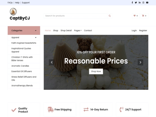CaptByCJ-Demo-QTSWEB screenshot