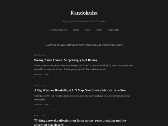 essays screenshot