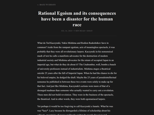 essays/una screenshot