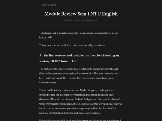 litessays/modreview screenshot