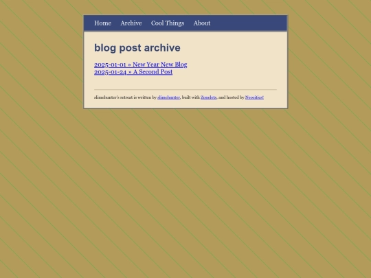 archive screenshot