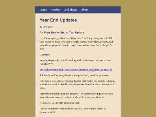posts/2025-12-26-Year-End-Updates screenshot