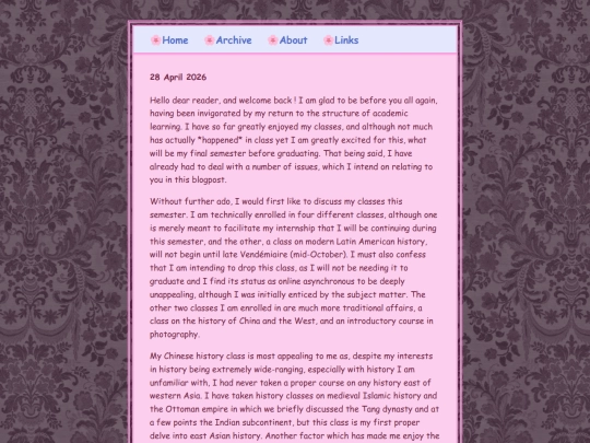 posts/234-12-11-First-Week-Back screenshot