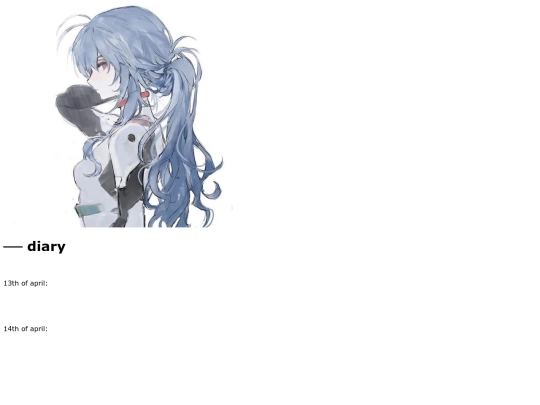 diary screenshot