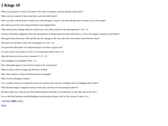 scriptureqs/2kings/2kings10 screenshot