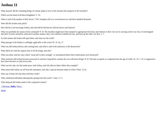 scriptureqs/josh/josh11 screenshot