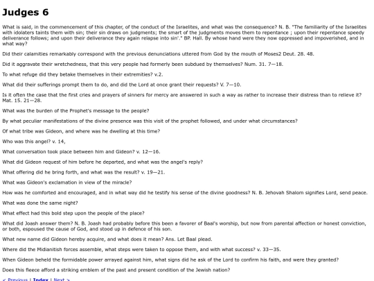 scriptureqs/judges/judges6 screenshot