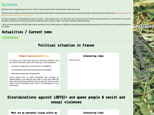 opinions screenshot
