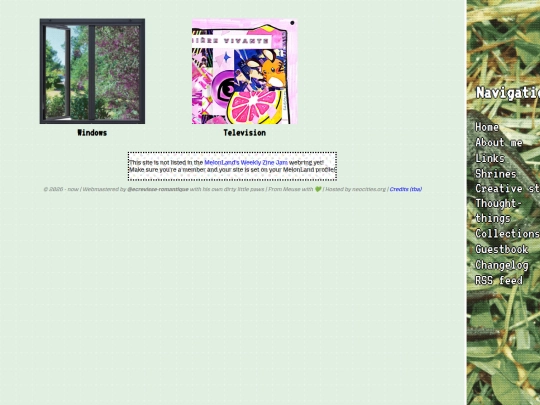 zine-select screenshot