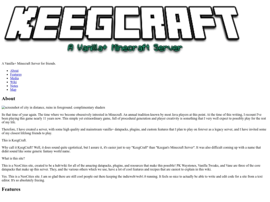 old/oldsite screenshot