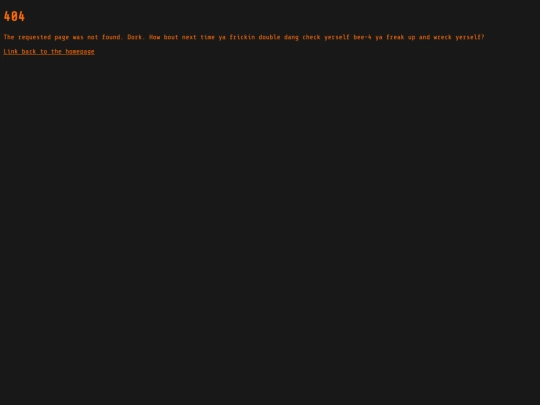 not_found screenshot