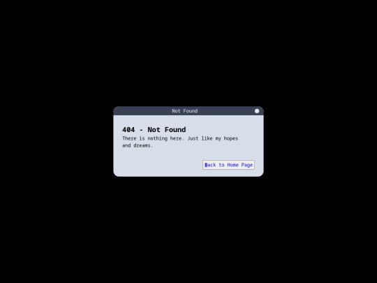 not_found screenshot