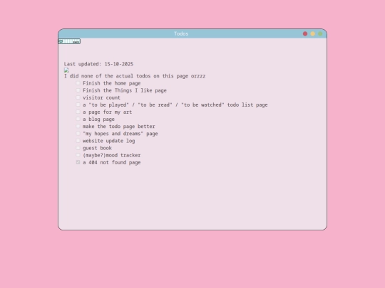 todo screenshot
