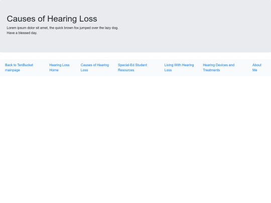 project/hearingloss/causes screenshot